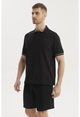 Imagen 2 del producto Polera Hombre Cuello Polo Negro - ll