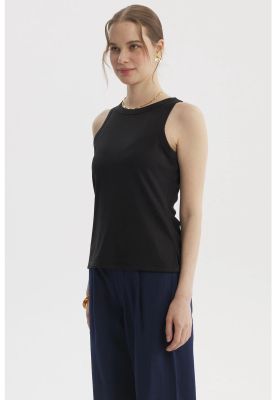 Imagen 2 del producto Polera Mujer Con Bote Pabilo Rib Negro