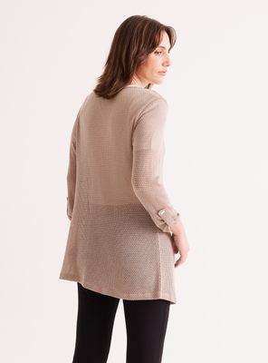 Imagen 2 del producto Chaleco Tapado Largo Manga Roll-Up