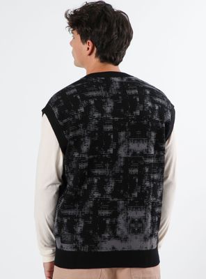 Imagen 2 del producto Chaleco Sin Mangas Tejido Estampado