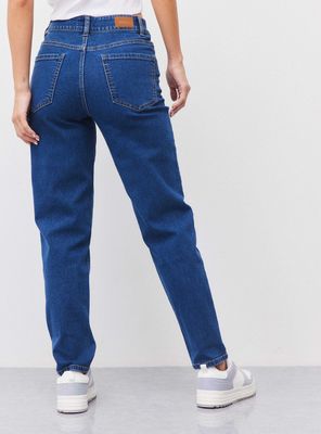 Imagen 2 del producto Jeans Mom Tiro Alto Tela con Spandex