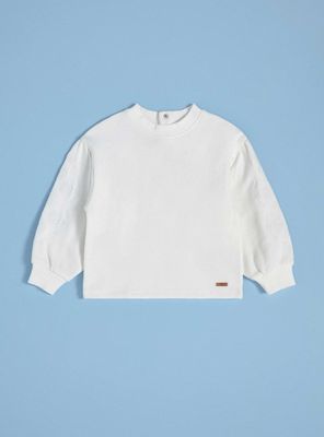 Polerón Bordado en las Mangas a Tono