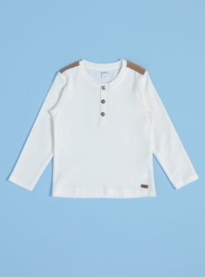 Polera con Coderas y Detalle en los Hombros