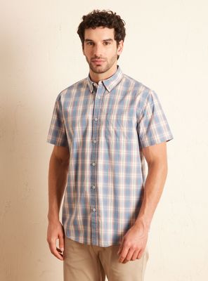 Camisa Manga Corta Cuadros