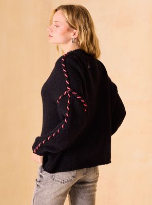 Imagen 2 del producto Sweater Bordado en Mangas