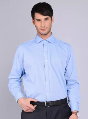Camisa Fantasía Regular Fit Texturada Manga Larga