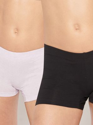 Pack 2 Pantaletas Algodón Estilo Short