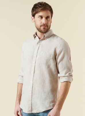 Camisa Sport Lisa Algodón Regular Fit