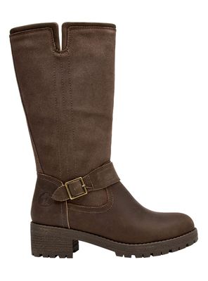 Bota Larga Wl037 Cuero Mujer