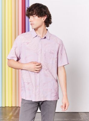 Imagen 1 del producto Camisa de Vestir Lino Estampada