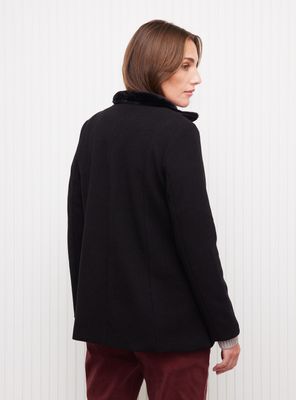 Imagen 2 del producto Abrigo Corto a la Cadera Cierre Metálico Cuello Alto