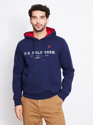 Polerón Hoodie Logo En Pecho