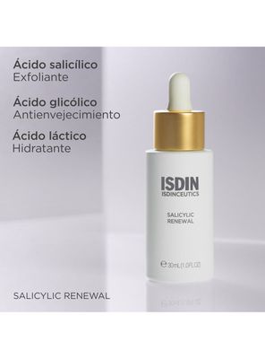 Imagen 2 del producto Isdinceutics Salicylic Renewal 30 ml - Sérum antiimperfecciones y antiedad con Ácido Salicílico y Glicólico