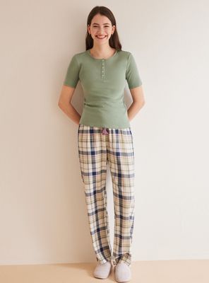 Polera Panadera Manga Corta Algodón