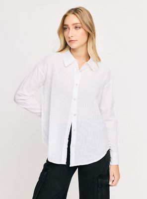 Blusa Manga Larga Fluida