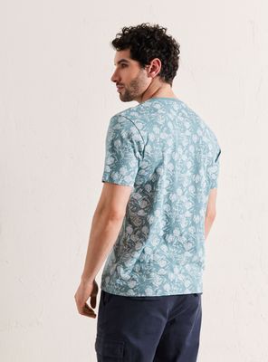 Imagen 2 del producto Polera Cuello Redondo Diseño Hojas