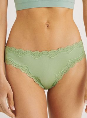 Imagen 1 del producto Calzón Brasileño Microfibra Encaje Detalle Confort