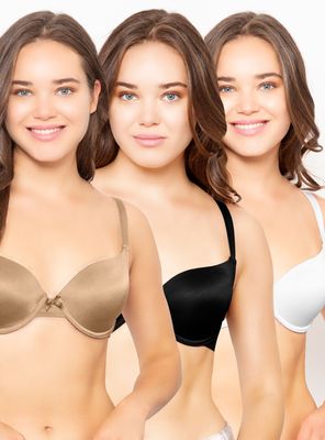 Sostén Palmers Microfibra Pack X 3 Palmers