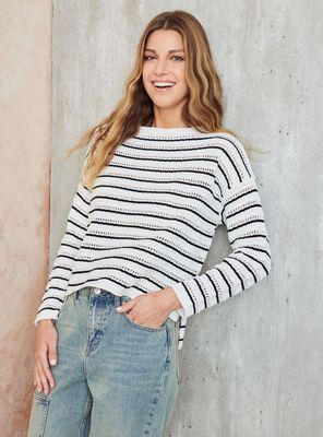 Sweater Rayado Manga Larga