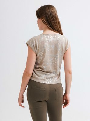 Imagen 2 del producto Chaleco Estampado Metalizado