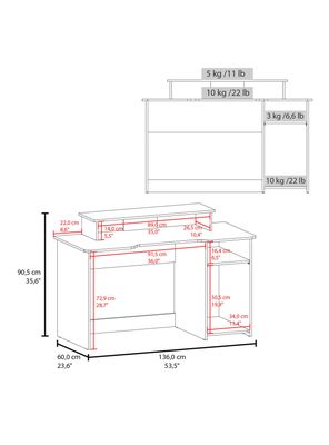 Imagen 2 del producto Escritorio Gamer Huni Wengue Canto Verde