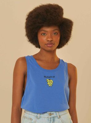 Polera sin Mangas Dibujo Plátanos