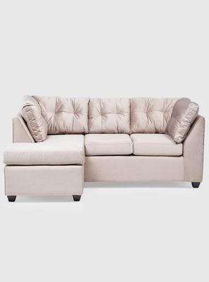 Imagen 2 del producto Seccional Bonsai Felpa Beige