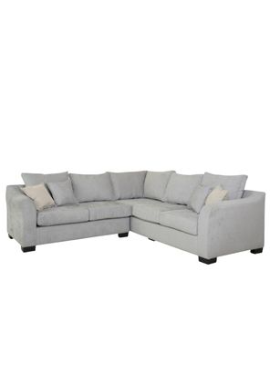 Imagen 2 del producto Seccional Bruselas 3.2 Chenille Gris Claro