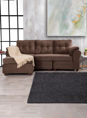 Imagen 1 del producto Seccional Queen Felpa Intercambiable