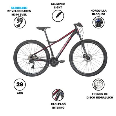Imagen 2 del producto Bicicleta Sunpeed One Aro 29 Negra