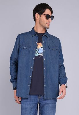 Camisa Denim Manga Larga Arrow CM3053SDE