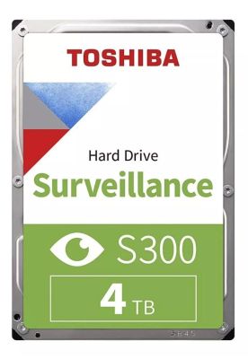 TOSHIBA Disco duro interno para Videovigilancia S300 4TB, HDWT840UZSVA
