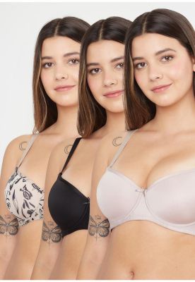 Imagen 1 del producto Pack 3X Sosten Soft Microfibra P350024-NEG4 Kayser