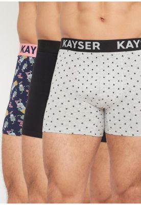 Pack 3 Bóxers Algodón P393.269-NEG