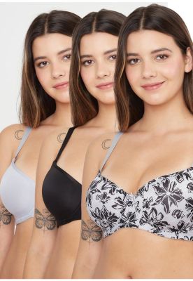 Pack 3X  Sosten Soft Microfibra P350024-GRI4 Kayser