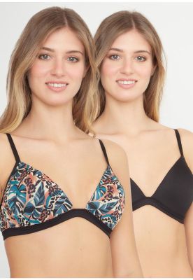 Pack 2X  Sosten  Soft Microfibra P250.0023-NEG3 Kayser