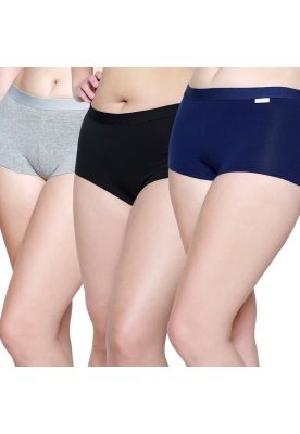 Pack 3 x calzon pantaleta algodon P314.011-AZU Kayser