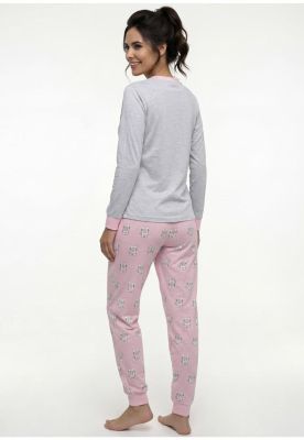 Imagen 2 del producto Pijama de mujer Algodón 60.1603M-GRI