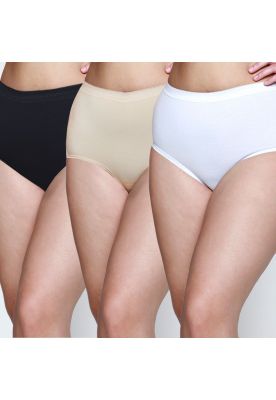 Pack 3xCalzon Maxi Algodon Kayser P31007-BLA