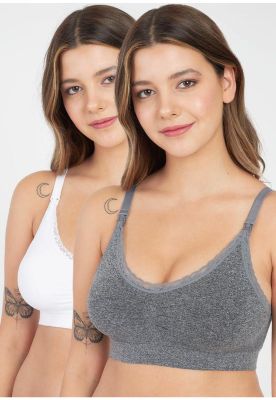 Imagen 1 del producto PACK 2X  SostenMaternal  Microfibra P250.5601-BLA1 Kayser