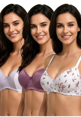 Imagen 1 del producto Pack 3x sosten microfibra P350024-LIL1 Kayser