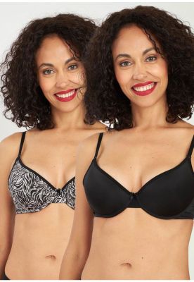 Imagen 1 del producto PACK 2X  Sosten  Push Up Microfibra P250.023-NEG Kayser