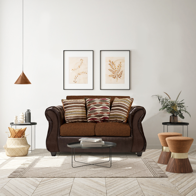 Sofá Verona 2C Tela Café