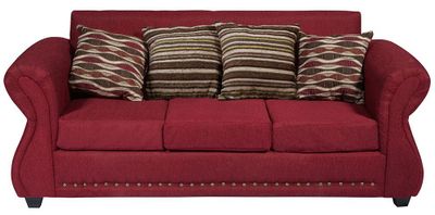 Imagen 2 del producto Sofá Fernanda 3C Tela Rojo