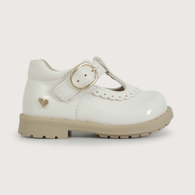 Imagen 2 del producto Reina primeros pasos blanca charol de niña