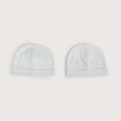 Pack de 2 gorros algodón de bebe niño