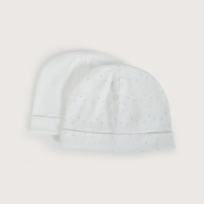 Imagen 2 del producto Pack de 2 gorros algodón de bebe niño