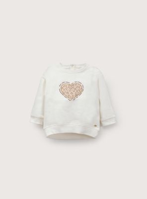 Poleron Infant Niña Blanco