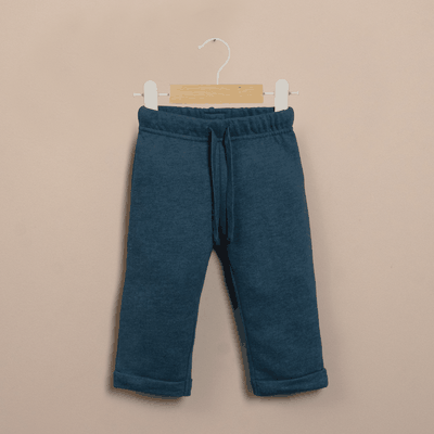 Pantalón de buzo azul de niño
