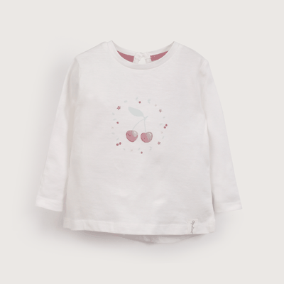 Imagen 2 del producto Polera manga larga blanca de niña